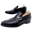 gucci shoes 114416 Church´s Loafers 8IT 43 FR BLACK LEATHER LOGO GG LOAFERS SHOES - Gucci