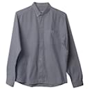 Camisa listrada Ami Paris em algodão cinza - Autre Marque