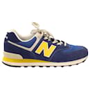New Balance 574 Sneakers in Blue Suede