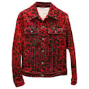 Dolce & Gabbana Leopard Print Denim Jacket in Animal Print Cotton