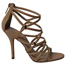 Michael Kors Charlene Strappy Sandals in Nude Leather