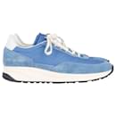 Common Projects Track Classic Ripstop Sneakers in Blue Leather & Suede - Autre Marque