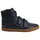 Common Projects x Robert Geller High Cut Sneakers in Navy Blue Leather - Autre Marque