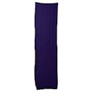 Louis Vuitton Knit Scarf in Purple Wool