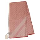 GUCCI GG Canvas Scarf Wool Pink Auth ki2492 - Gucci
