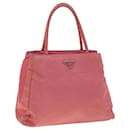 PRADA Hand Bag Nylon Pink Auth ti691 - Prada