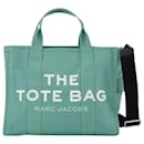 The Small Tote in Green Canvas - Marc Jacobs