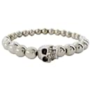Skull Ball Bracelet - Alexander Mcqueen - Silver - Metal