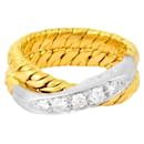 Pomellato Gold Diamond Band Ring