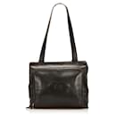 chanel Leather CC Tote Bag brown - Chanel