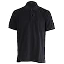 Tom Ford Short Sleeve Polo Shirt in Black Cotton