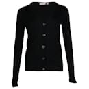 Tory Burch Madeline Cardigan in Black Cashmere
