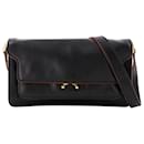 Sac à bandoulière Trunk Soft Ew - Marni - Noir - Cuir