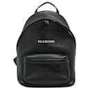 Everyday Backpack Black Leather - Balenciaga
