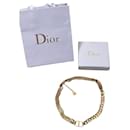 Collier Choker chaîne CD Christian Dior