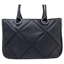 Bottega Veneta handbag 133247 MARCO POLO PVC INTRECCIATO BLACK HAND BAG