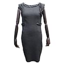 NEW CHANEL P DRESS39246 M 40 IN GRAY CASHMERE SLEEVELESS CASHMERE DRESS - Chanel