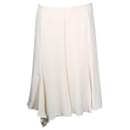 Cream Asymmetrical Skirt - Armani