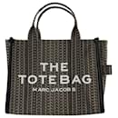 The Small Tote Bag Monogram - Marc Jacobs - Beige Multi - Cotton
