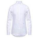 Malo Herrenhemd aus weißem Leinen
