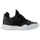 Court Sneakers - Alexander Mcqueen - Black/White - Leather