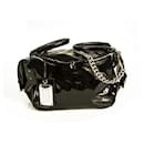 Dolce & Gabbana Miss lined Black Patent Leather Satchel Shoulder Bag Handbag