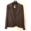 Little Black Jacket Chanel Tuxedo Blazer chaqueta negra 42/44