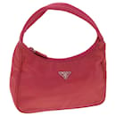 PRADA Hand Bag Nylon Pink Auth yk5469 - Prada