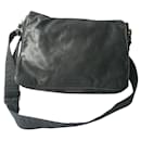 PRADA Bi-material black nylon leather messenger bag GOOD CONDITION - Prada