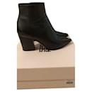 Black ankle boots Sergio Rossi T.37