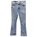 RE/DONE Straight Leg Jeans in Light Blue Cotton - Re/Done
