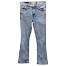 RE/DONE Jeans Gamba Dritta in Cotone Azzurro - Re/Done