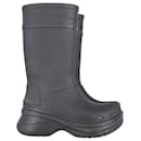 Balenciaga Crocs™ Boots in Black Rubber