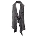 Missoni Knitted Shawl in Grey Cashmere