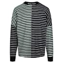 Palm Angels Color-Blocked Long Sleeve Striped T-Shirt