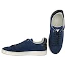 Louis Vuitton sneakers in blue and black canvas