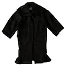 Oversized black wool coat - Jacquemus