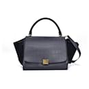 Embossed Leather Trapeze Bag j01417 - Céline