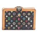 Portafoglio corto in pelle multicolore Monogram di Louis Vuitton in buone condizioni