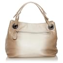 Intrecciato Detail Leather Shoulder Bag - Bottega Veneta