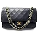 VINTAGE CHANEL CLASSIC TIMELESS HANDBAG BLUE QUILTED LEATHER HAND BAG - Chanel