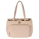 Chanel Beige Caviar Large Business Affinity Tote 