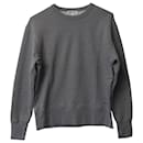 Acne Studios Loopback Sweatshirt in Grey Cotton-Jersey 