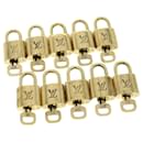 Louis Vuitton padlock 10set Gold Tone L321 LV Auth tp537
