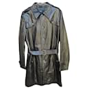 Burberry leather trench coat 52