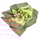 Hermes Brown Les Oiseaux du Roy Silk Scarf - Hermès