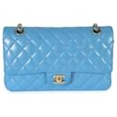 Chanel Lambskin Blue Quilted Medium lined Flap Bag