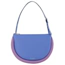 Bumper-Moon Hobo Bag - J.W. Anderson -  Blue/Lilac - Leather - JW Anderson