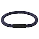 Orlebar Brown x Le Gramme Le 5g Bracelet Cable en Titane Noir/Bleu Marine Brossé - Autre Marque