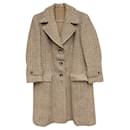 Vintage-Mantel aus Harris Tweed t 38 - Autre Marque